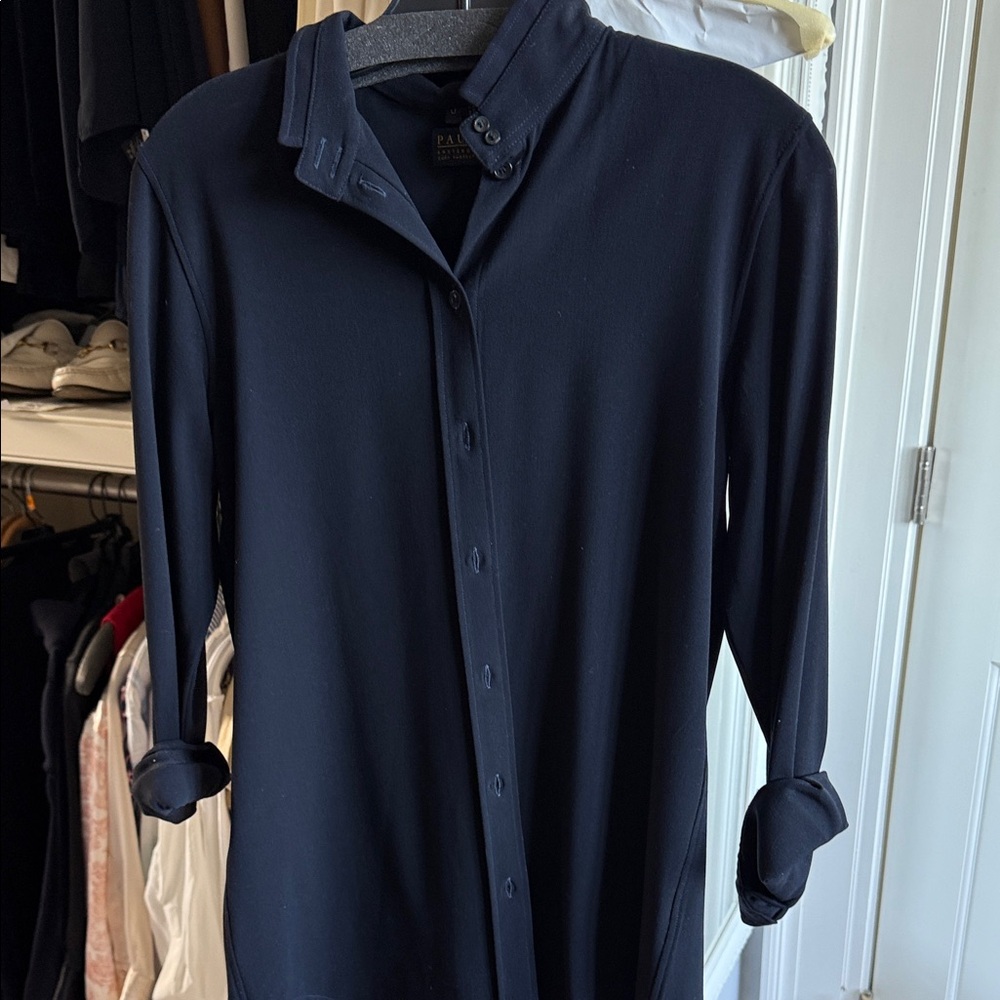 Pauw Amsterdam Black Button-Up Blouse